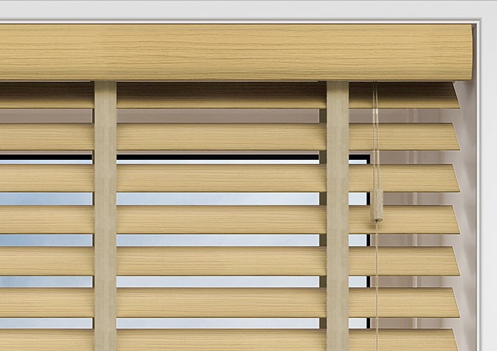 Ecowood Deluxe, Golden Oak Fine Grain - Motorised Venetian Blind - Image 8